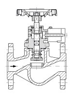 AW 33214 Quick-closing Valve, springloaded, straight pattern, hydr./pn. operation