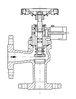 AW 33314 Quick-closing Valve, springloaded, angle pattern, hydr./pn. operation