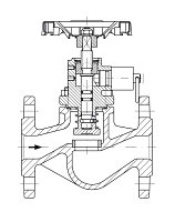 AW 33404 Quick-closing Valve, springloaded, straight pattern, manual operation