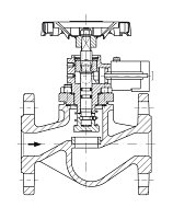 AW 33614 Quick-closing Valve, springloaded, straight pattern, hydr./pn. operation