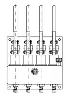 AW 3362 Hydraulic Pump Unit, 4 to x lever